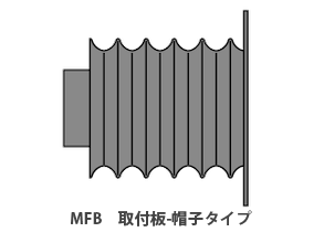 MFB　取付板-帽子タイプ